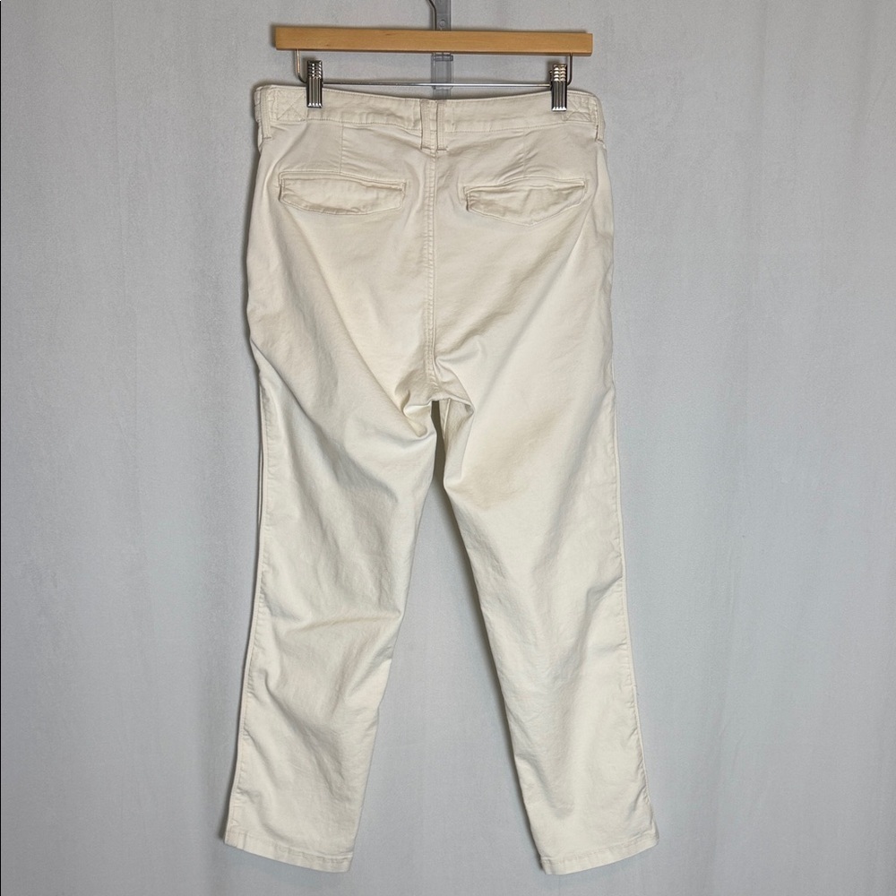 Pistola Women's Ivory Patch Pocket Pants Size 31 in Ivory High Rise Ankle Casual - Picture 5 of 12